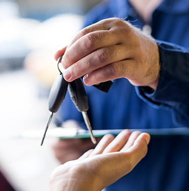 Kluczyki do auta zastępczego